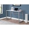 Monarch Specialties Computer Desk, Home Office, Laptop, 48"L, Work, Metal, Tempered Glass, Grey, Contemporary, Modern I 7380 - alternate 1